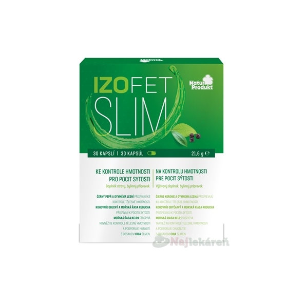 NaturProdukt IZOFET SLIM 30 kapslí