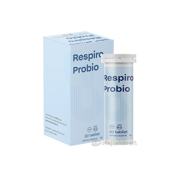 Medveď natural Respiro Probio 20 cucacích tablet