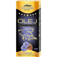 Vitar Veterinae Lněný olej 200 ml