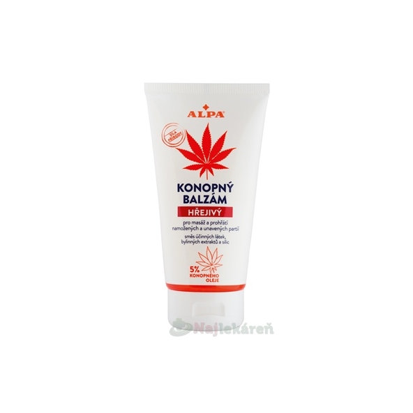 Alpa Konopný balzám hřejivý 150 ml
