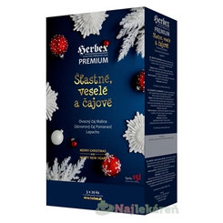 HERBEX Premium šťastné veselé a čajové čaje sada 3x20 ks