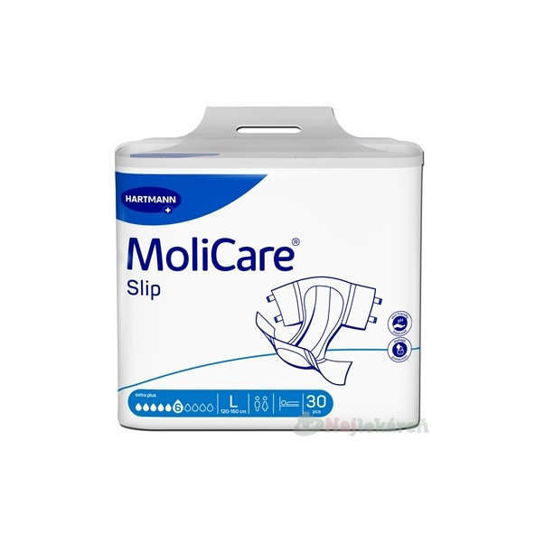 MoliCare Slip extra plus 6 kapek L 120–150 cm 30 ks