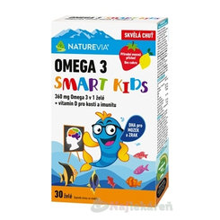 Naturevia Omega 3 Smart Kids 30 želé tablet