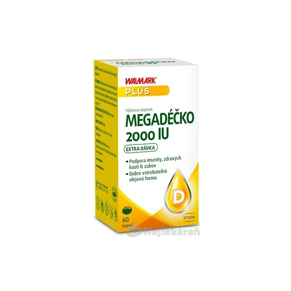 Walmark Megadéčko 2000 IU 60 kapslí