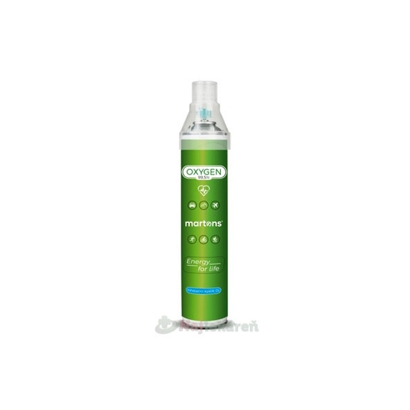 martons OXYGEN inhalační kyslík O2 99,5 % s maskou 750 ml