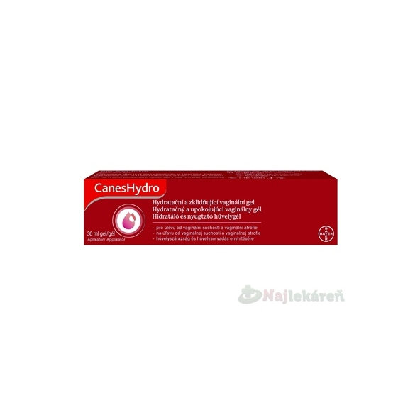 CanesHydro vaginální gel s aplikátorem 30 ml