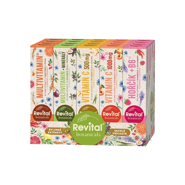 Revital Botanicals MIX BOX šumivé tablety