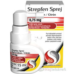 Strepfen sprej med a citron 8,75 mg 15 ml