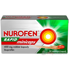 Nurofen Rapid Minicaps 400 mg 30 měkkých kapslí