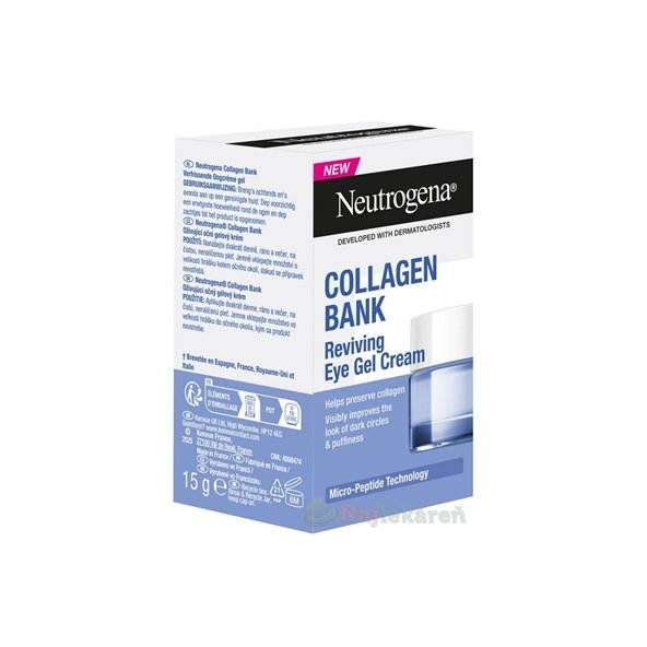 Neutrogena Collagen Bank oční gelový krém 15 ml