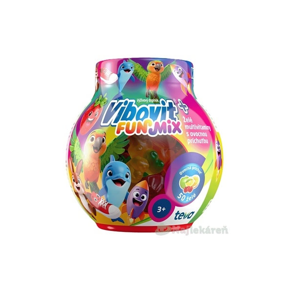 VIBOVIT+ FUN Mix želé multivitamíny pro děti 200 g