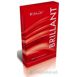 MAXIS Brillant lýtkové punčochy 4 N se špicí bronz