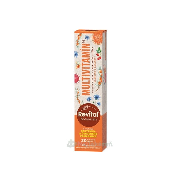 Revital Botanicals Multivitamin 20 šumivých tablet