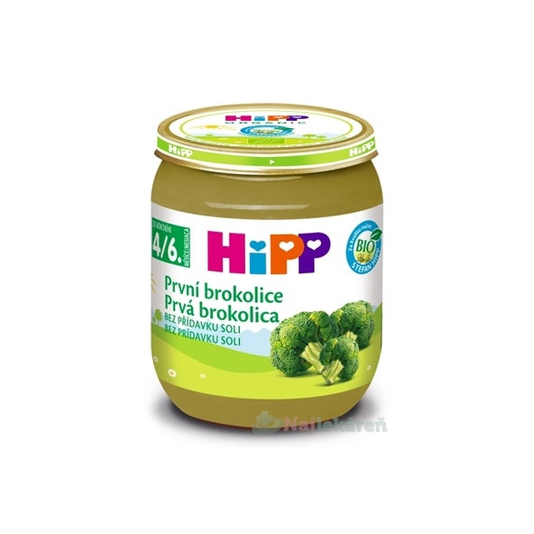 HiPP BIO příkrm první brokolice 4m+ 125 g