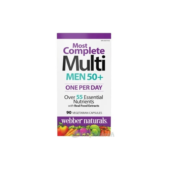Webber Naturals Multivitamin pro muže 50+ 90 kapslí