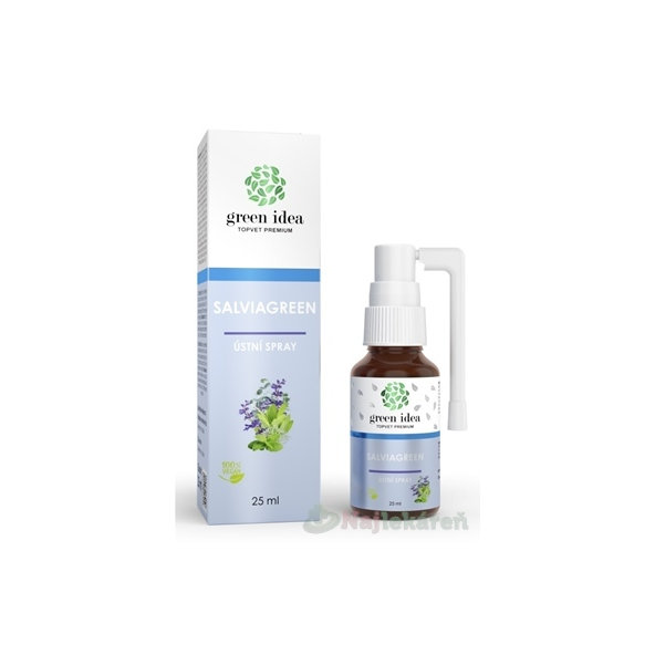 Green Idea Salviagreen ústní sprej 25 ml