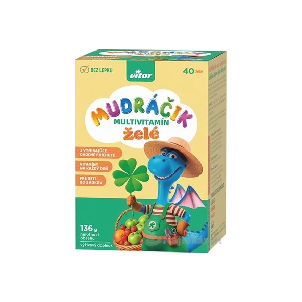 VITAR MUDRÁČIK multivitamín želé 40 ks