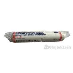 Hydrofilní neelastické pletené obinadlo nesterilní 12 cm × 5 m 1 ks