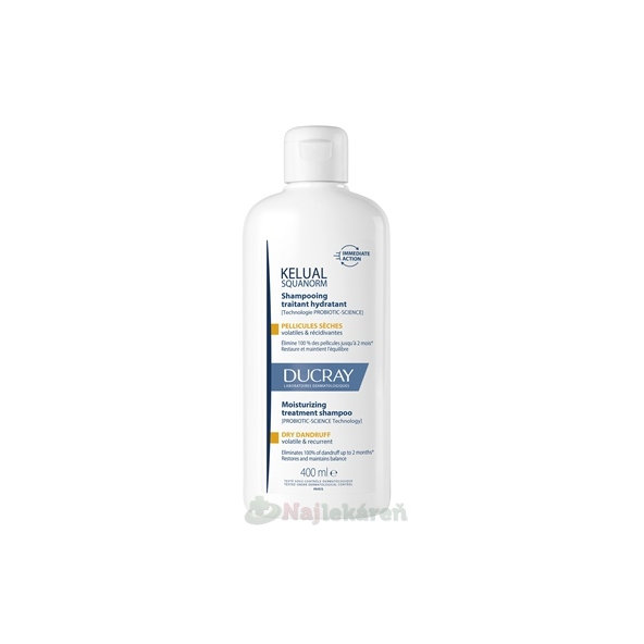 DUCRAY Kelual Squanorm šampon proti suchým lupům 400 ml