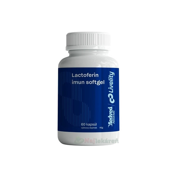 Medveď natural Lactoferin imun softgel 60 kapslí