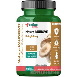 Astina Pharm Nature Imunovit betaglukany 60 kapslí